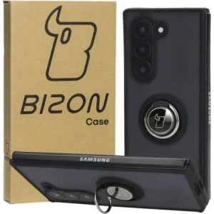 Kup Etui s úchopem na prst Bizon Case Hybrid Ring pro Samsung Galaxy Z Fold6 kouřové s černým rámem - BIZ5905 - {ean13} - Sklep Home Screen