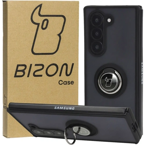 Kup Bizon Case Hybrid Ring Samsung Galaxy Z Fold6 füstös színű fekete kerettel - BIZ5905 - {ean13} - Sklep Home Screen
