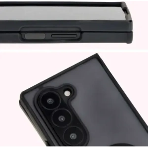 Kup Etui s úchopem na prst Bizon Case Hybrid Ring pro Samsung Galaxy Z Fold6 kouřové s černým rámem - BIZ5905 - {ean13} - Sklep Home Screen