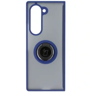 Buy Bizon Case Hybrid Ring Samsung Galaxy Z Fold6 smoky with a navy blue frame - BIZ5906 - {ean13} - Home Screen Store Europe