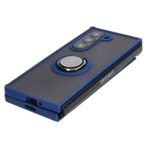Buy Bizon Case Hybrid Ring Samsung Galaxy Z Fold6 smoky with a navy blue frame - BIZ5906 - {ean13} - Home Screen Store Europe