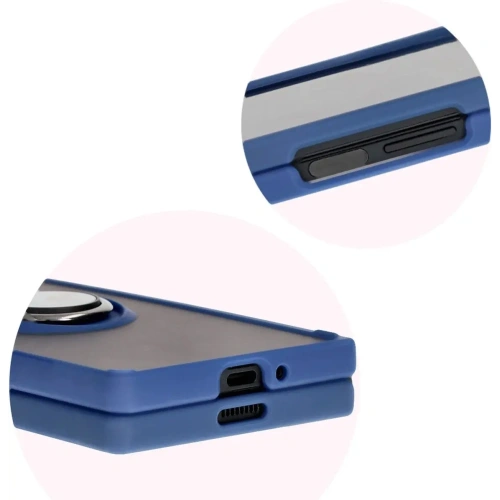 Kup Bizon Case Hybrid Ring Samsung Galaxy Z Fold6 füstös színben, tengerészkék kerettel - BIZ5906 - {ean13} - Sklep Home Screen