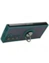 Kup Bizon Case Hybrid Ring Samsung Galaxy Z Fold6 rauchig mit einem dunkelgrünen Rahmen - BIZ5907 - {ean13} - Sklep Home Screen