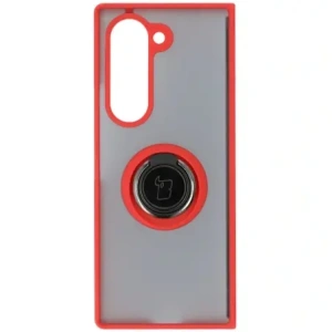 Kup Etui s úchopem na prst Bizon Case Hybrid Ring pro Samsung Galaxy Z Fold6 kouřové s červeným rámečkem - BIZ5908 - {ean13} - Sklep Home Screen