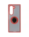 Kup Etui s úchopem na prst Bizon Case Hybrid Ring pro Samsung Galaxy Z Fold6 kouřové s červeným rámečkem - BIZ5908 - {ean13} - Sklep Home Screen