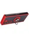 Buy Bizon Case Hybrid Ring Samsung Galaxy Z Fold6 smoky with a red frame - BIZ5908 - {ean13} - Home Screen Store Europe