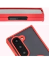 Kup Etui s úchopem na prst Bizon Case Hybrid Ring pro Samsung Galaxy Z Fold6 kouřové s červeným rámečkem - BIZ5908 - {ean13} - Sklep Home Screen