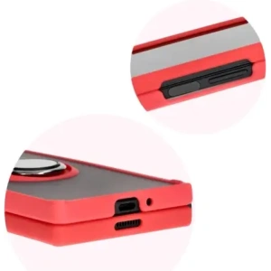 Kup Etui s úchopem na prst Bizon Case Hybrid Ring pro Samsung Galaxy Z Fold6 kouřové s červeným rámečkem - BIZ5908 - {ean13} - Sklep Home Screen