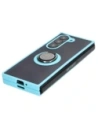 Kup Etui s úchopem na prst Bizon Case Hybrid Ring do Samsung Galaxy Z Fold6 kouřově šedé s jasně modrým rámem - BIZ5909 - {ean13} - Sklep Home Screen