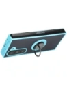 Kup Etui s úchopem na prst Bizon Case Hybrid Ring do Samsung Galaxy Z Fold6 kouřově šedé s jasně modrým rámem - BIZ5909 - {ean13} - Sklep Home Screen