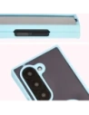 Kup Etui s úchopem na prst Bizon Case Hybrid Ring do Samsung Galaxy Z Fold6 kouřově šedé s jasně modrým rámem - BIZ5909 - {ean13} - Sklep Home Screen