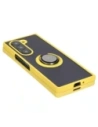 Buy Bizon Case Hybrid Ring Samsung Galaxy Z Fold6 smoky with a yellow frame - BIZ5617 - {ean13} - Home Screen Store Europe