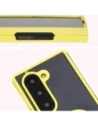 Kup Bizon Case Hybrid Ring Samsung Galaxy Z Fold6 fumuriu cu un cadru galben - BIZ5617 - {ean13} - Sklep Home Screen
