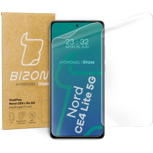 Buy Bizon Glass Hydrogel Front OnePlus Nord CE4 Lite 5G [2 PACK] - BIZ5913 - {ean13} - Home Screen Store Europe