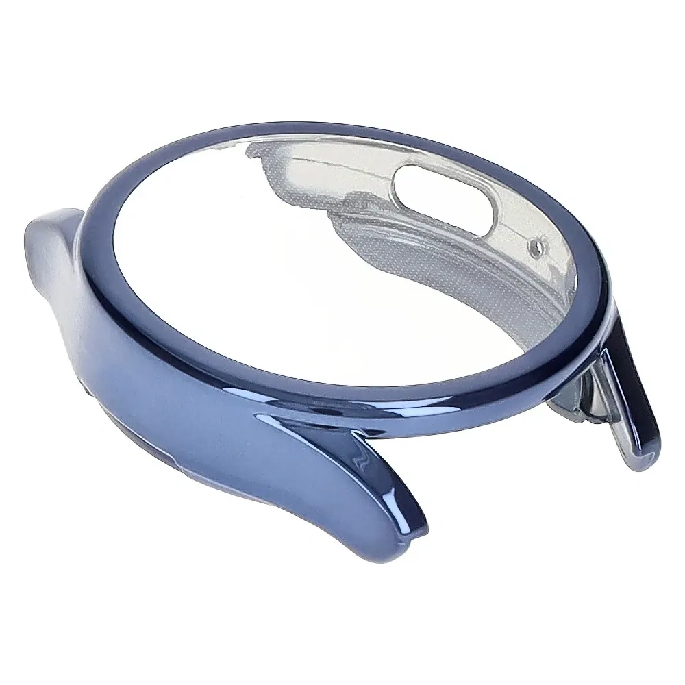 Etui z osłoną ekranu Bizon Case Watch Felipe do Samsung Galaxy Watch 7 40 mm niebieskie