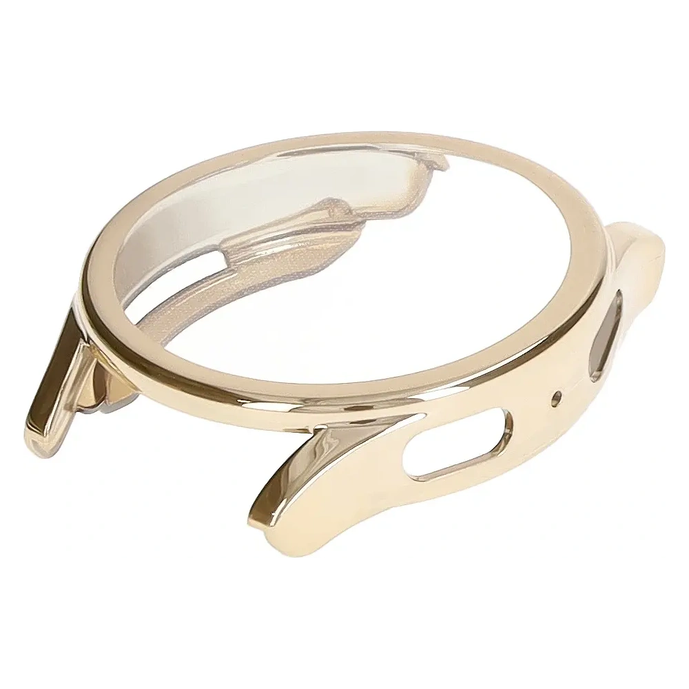 Etui z osłoną ekranu Bizon Case Watch Felipe do Samsung Galaxy Watch 7 40 mm złote