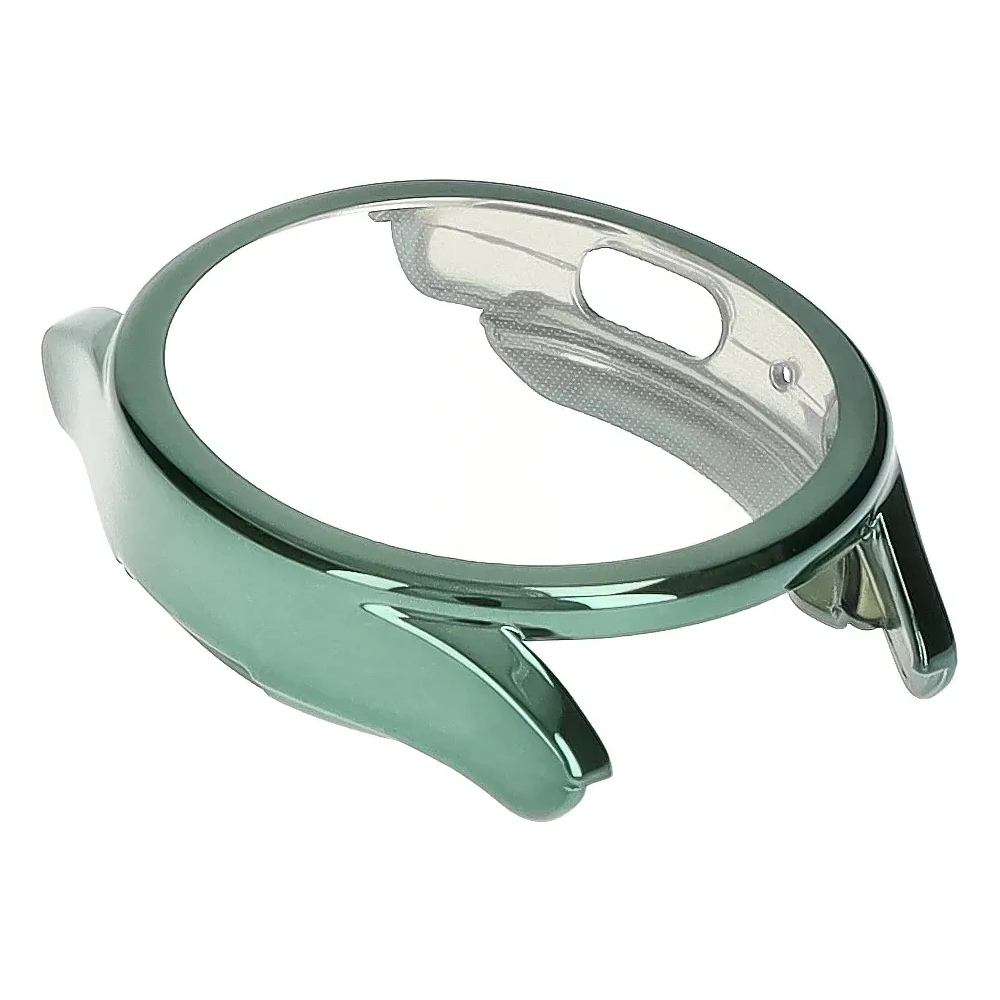 Etui z osłoną ekranu Bizon Case Watch Felipe do Samsung Galaxy Watch 7 40 mm zielone