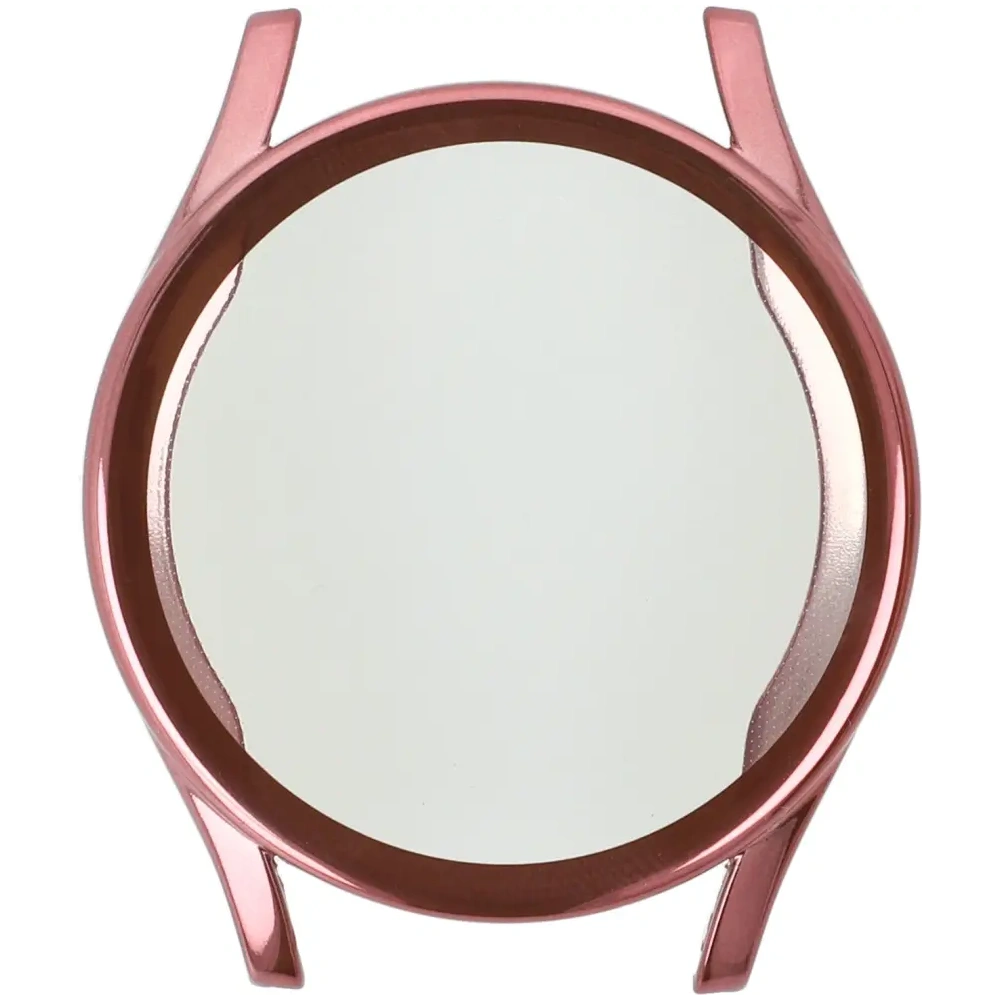 Etui z osłoną ekranu Bizon Case Watch Felipe do Samsung Galaxy Watch 7 40 mm różowe