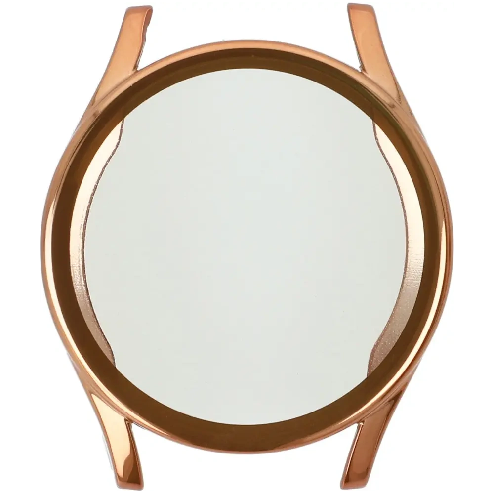 Etui z osłoną ekranu Bizon Case Watch Felipe do Samsung Galaxy Watch 7 40 mm różowozłote