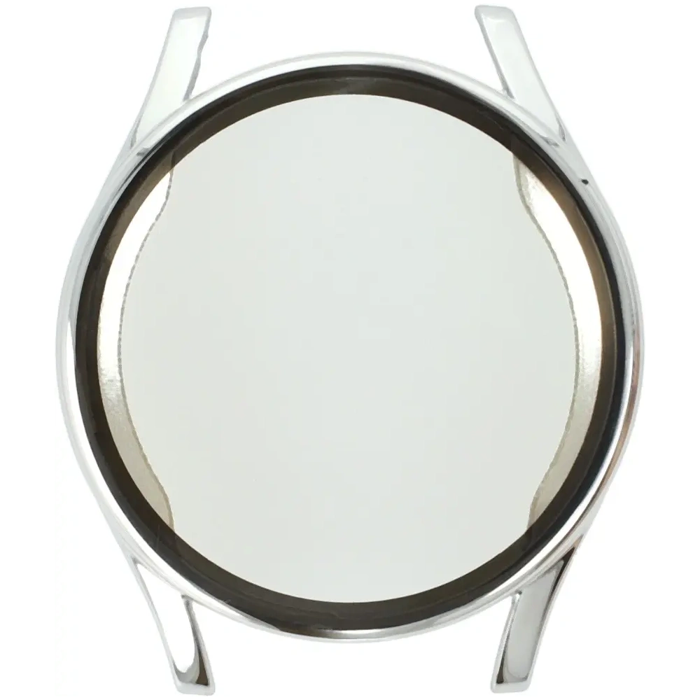 Etui z osłoną ekranu Bizon Case Watch Felipe do Samsung Galaxy Watch 7 40 mm srebrne