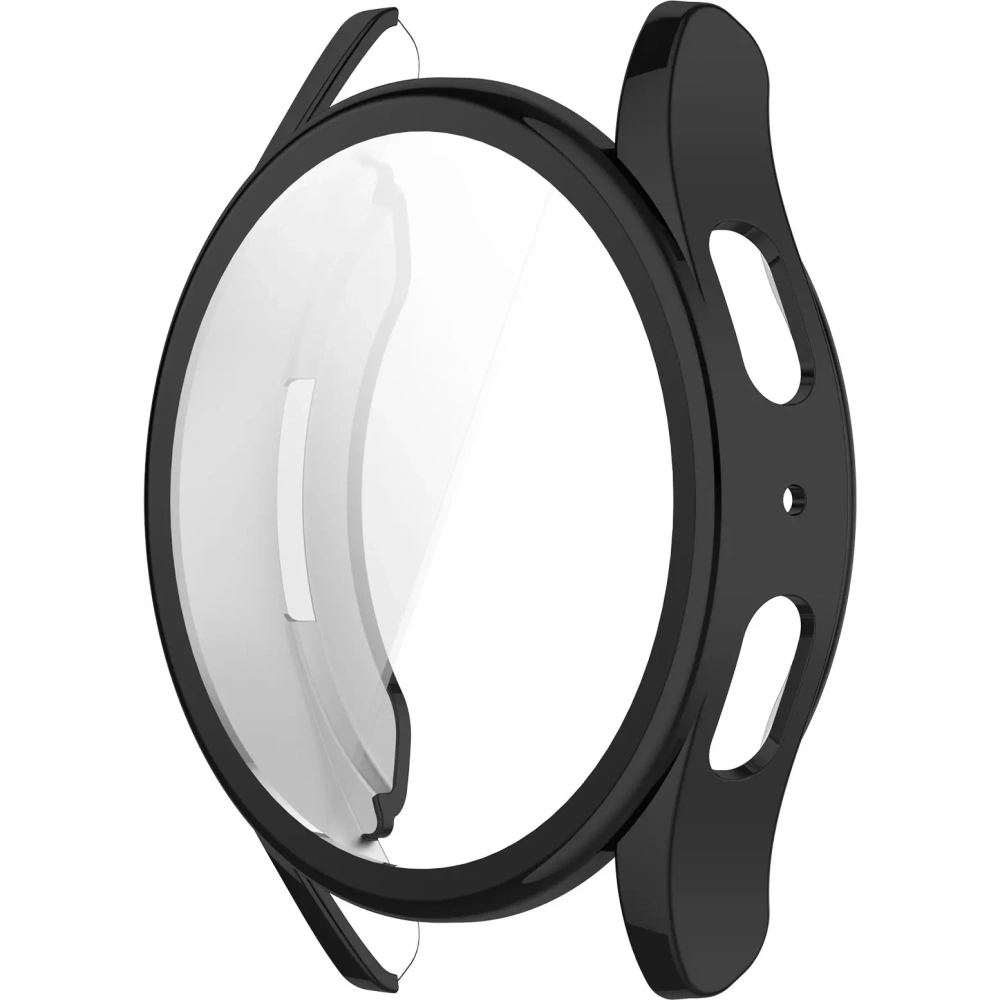 Etui z osłoną ekranu Bizon Case Watch Felipe do Samsung Galaxy Watch 7 44 mm czarne