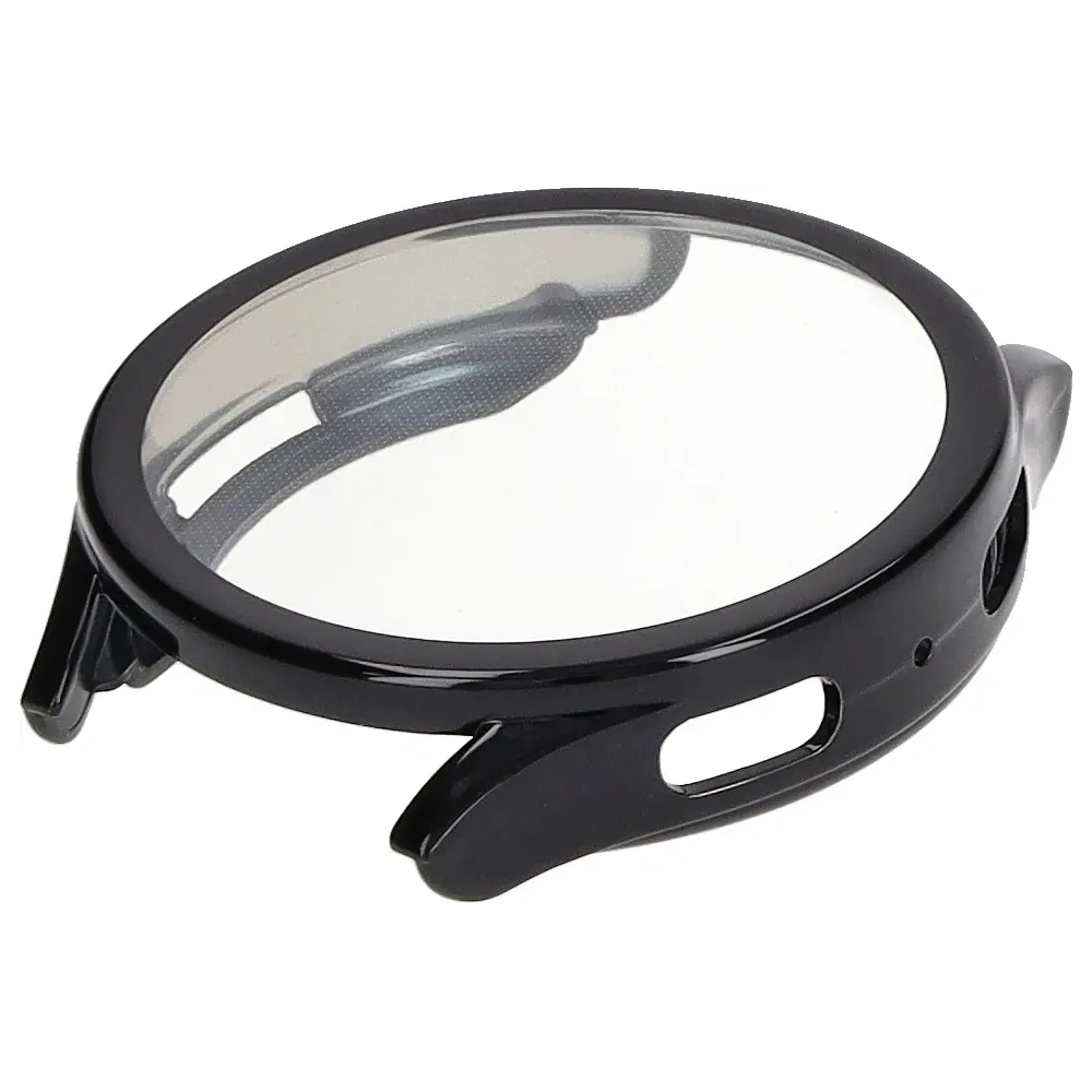 Etui z osłoną ekranu Bizon Case Watch Felipe do Samsung Galaxy Watch 7 44 mm czarne