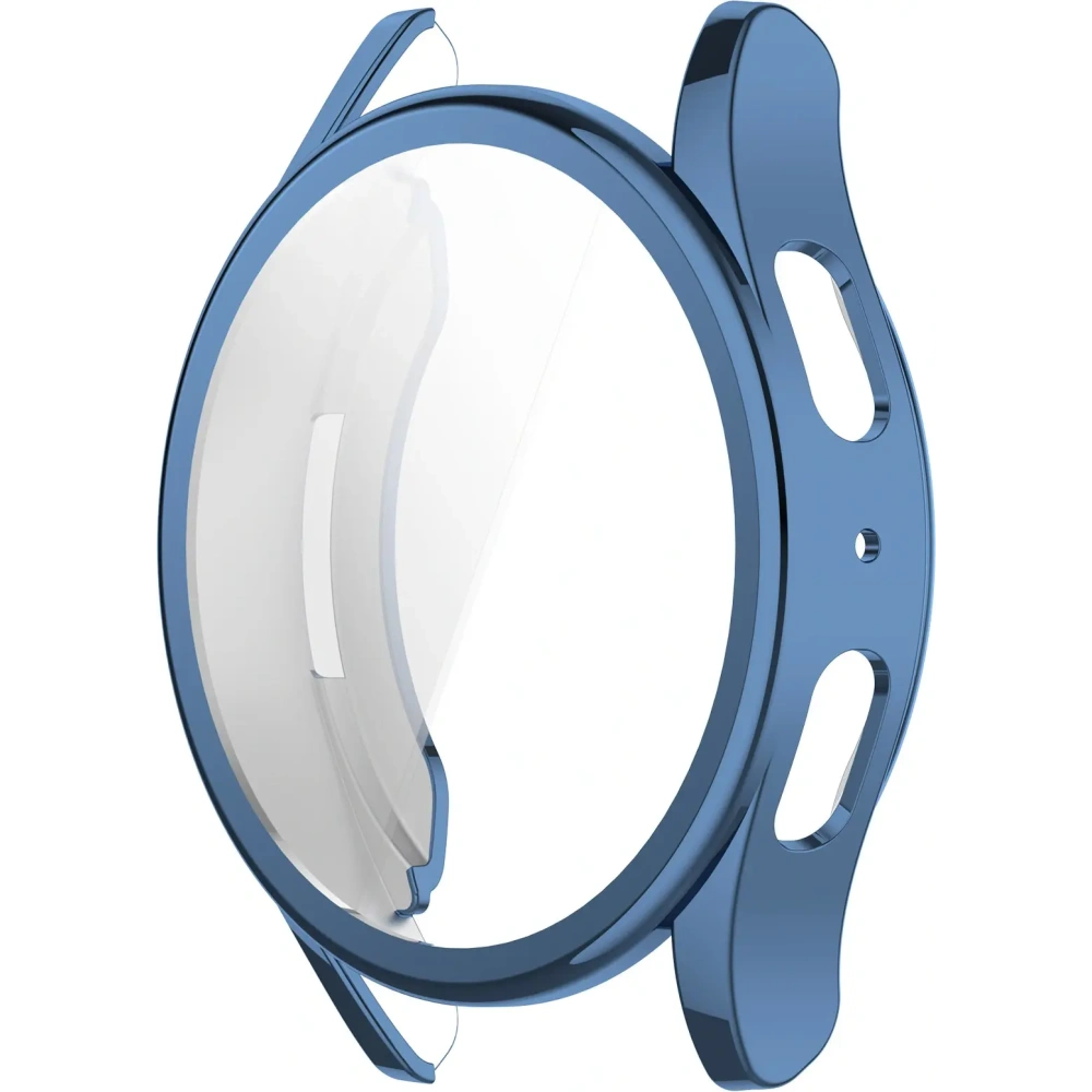 Etui z osłoną ekranu Bizon Case Watch Felipe do Samsung Galaxy Watch 7 44 mm niebieskie