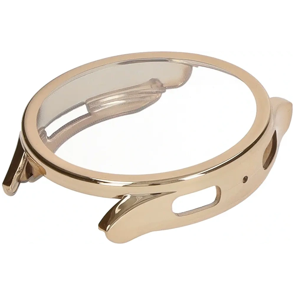 Etui z osłoną ekranu Bizon Case Watch Felipe do Samsung Galaxy Watch 7 44 mm złote