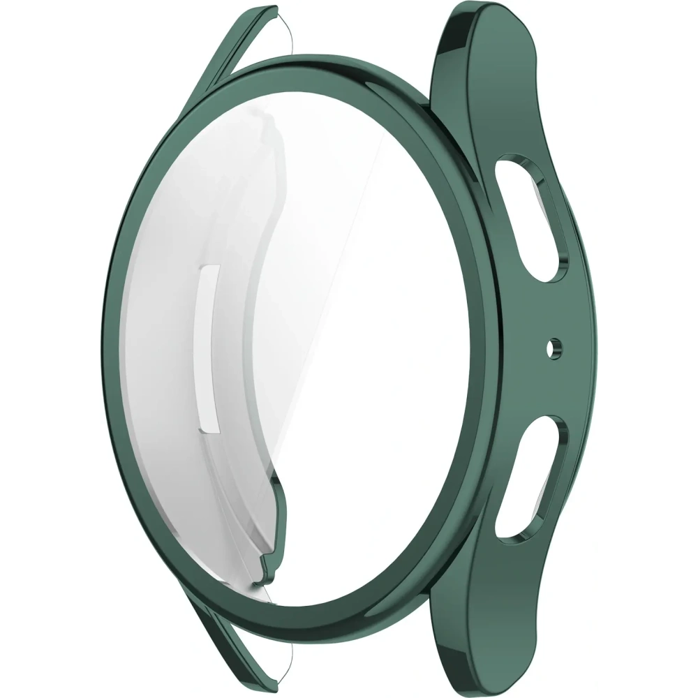 Etui z osłoną ekranu Bizon Case Watch Felipe do Samsung Galaxy Watch 7 44 mm zielone