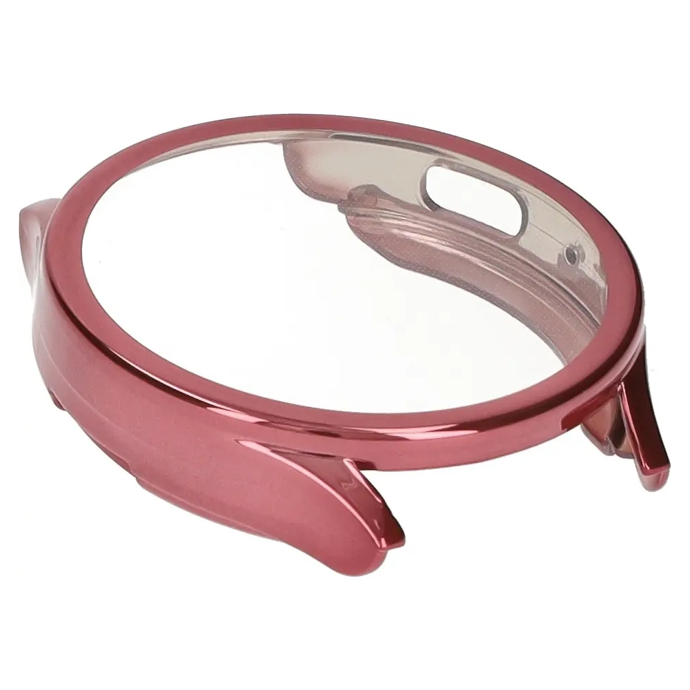 Etui z osłoną ekranu Bizon Case Watch Felipe do Samsung Galaxy Watch 7 44 mm różowe