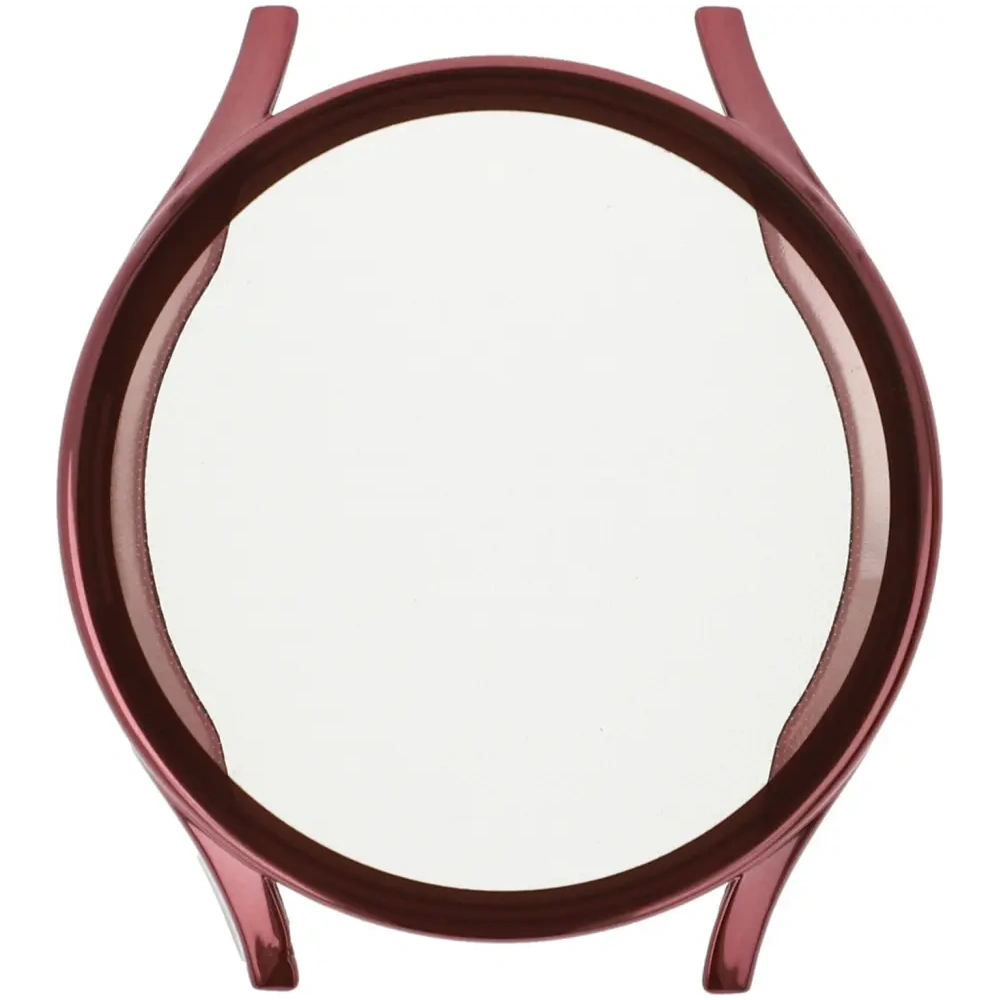 Etui z osłoną ekranu Bizon Case Watch Felipe do Samsung Galaxy Watch 7 44 mm różowe