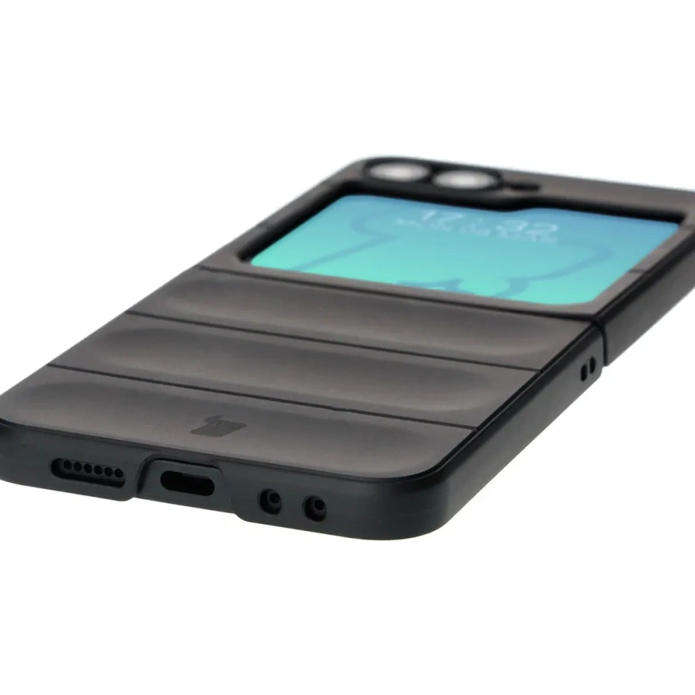 Pancerne etui Bizon Case Tur do Samsung Galaxy Z Flip6 / 7 FE czarne