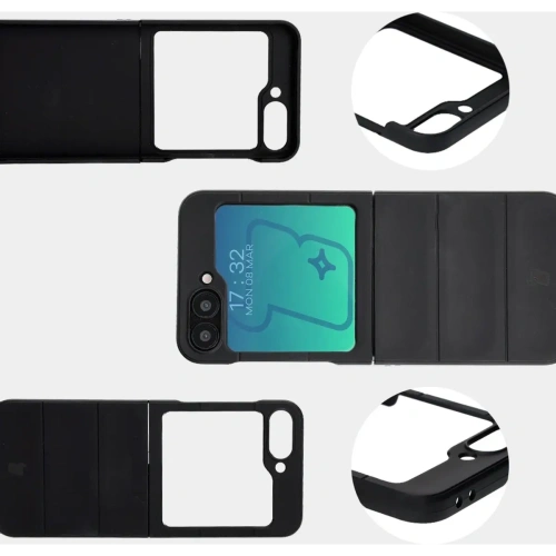 Kup Bizon Case Tur Samsung Galaxy Z Flip6 negru - BIZ5652 - {ean13} - Sklep Home Screen