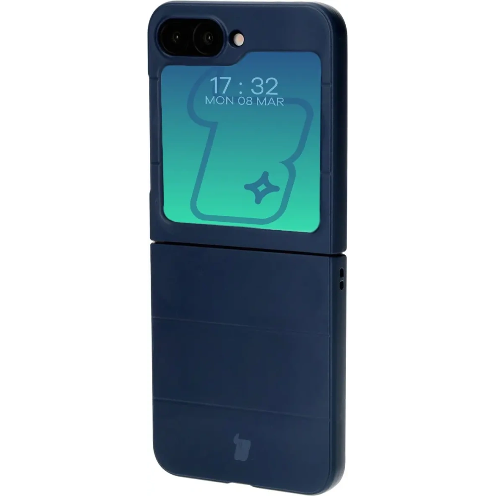Pancerne etui Bizon Case Tur do Samsung Galaxy Z Flip6 / 7 FE granatowe
