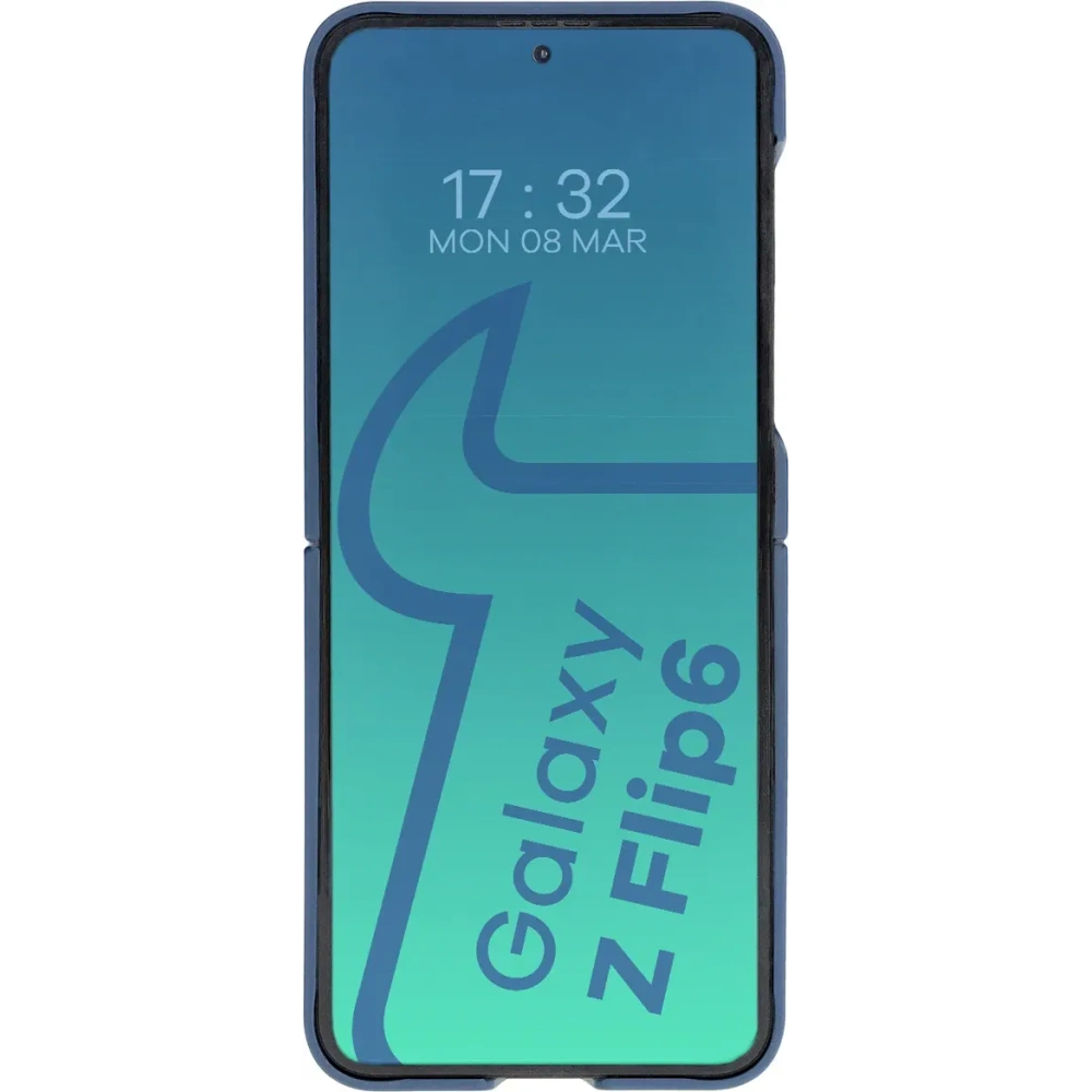 Pancerne etui Bizon Case Tur do Samsung Galaxy Z Flip6 / 7 FE granatowe