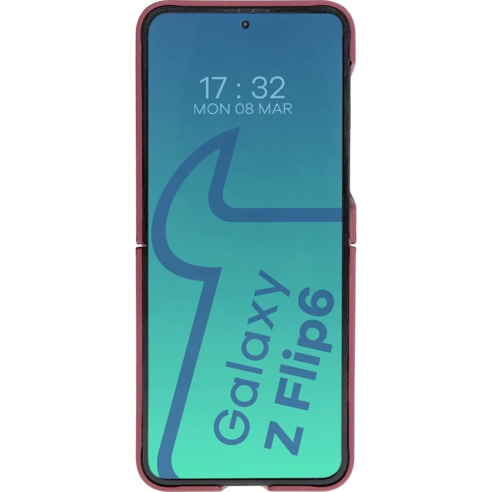 Pancerne etui Bizon Case Tur do Samsung Galaxy Z Flip6 / 7 FE ciemnofioletowe