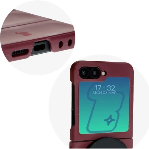 Kup Bizon Case Tur Samsung Galaxy Z Flip6 sötétlila - BIZ5669 - {ean13} - Sklep Home Screen