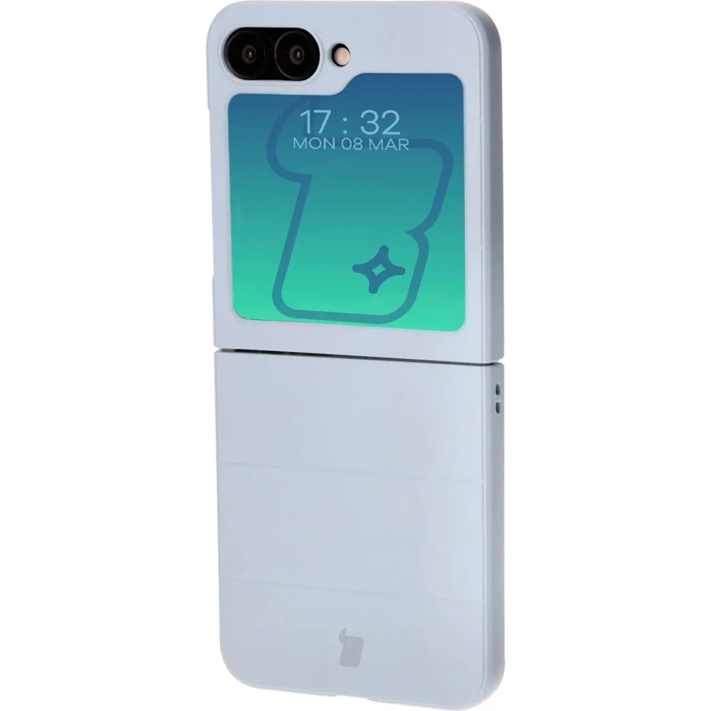 Pancerne etui Bizon Case Tur do Samsung Galaxy Z Flip6 / 7 FE jasnoniebieskie