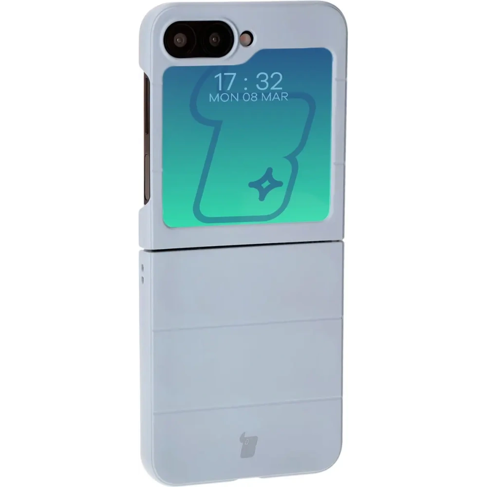 Pancerne etui Bizon Case Tur do Samsung Galaxy Z Flip6 / 7 FE jasnoniebieskie