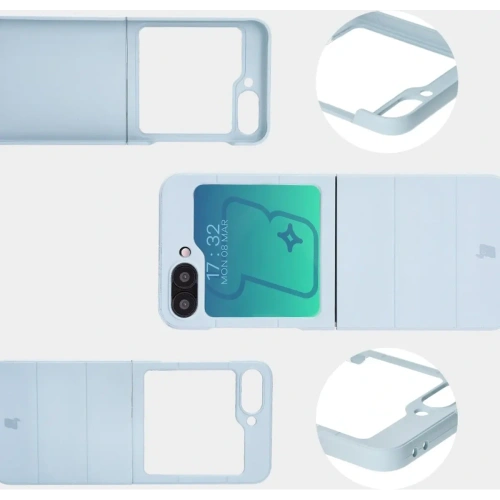 Kup Bizon Case Tur Samsung Galaxy Z Flip6 albastru deschis - BIZ5934 - {ean13} - Sklep Home Screen