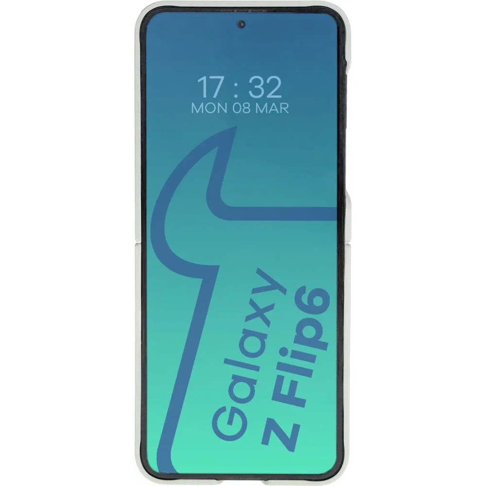 Pancerne etui Bizon Case Tur do Samsung Galaxy Z Flip6 / 7 FE jasnoszare