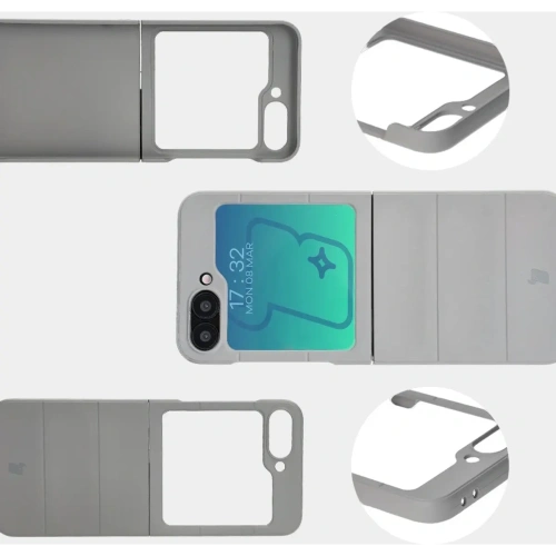 Kup Bizon Case Tur Samsung Galaxy Z Flip6 világosszürke - BIZ5935 - {ean13} - Sklep Home Screen