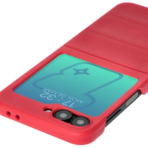 Kup Pancerne etui Bizon Case Tur do Samsung Galaxy Z Flip6 czerwone - BIZ5936 - {ean13} - Sklep Home Screen