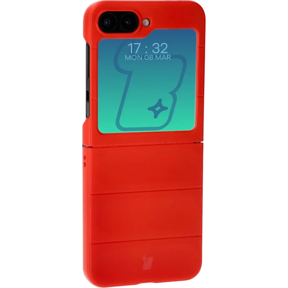 Pancerne etui Bizon Case Tur do Samsung Galaxy Z Flip6 / 7 FE czerwone