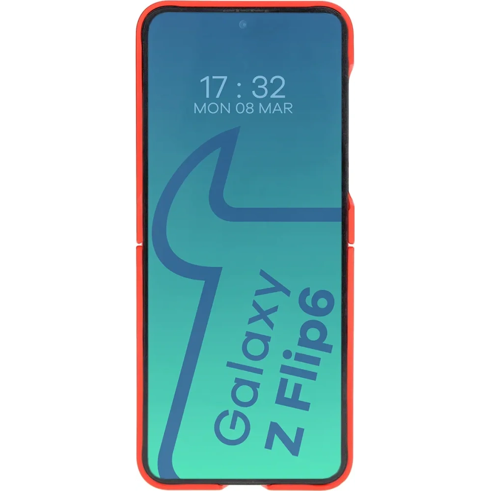 Pancerne etui Bizon Case Tur do Samsung Galaxy Z Flip6 / 7 FE czerwone