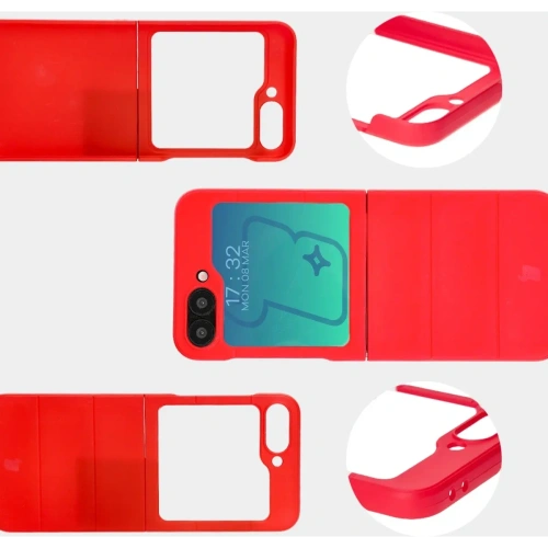 Kup Pancerne etui Bizon Case Tur do Samsung Galaxy Z Flip6 czerwone - BIZ5936 - {ean13} - Sklep Home Screen