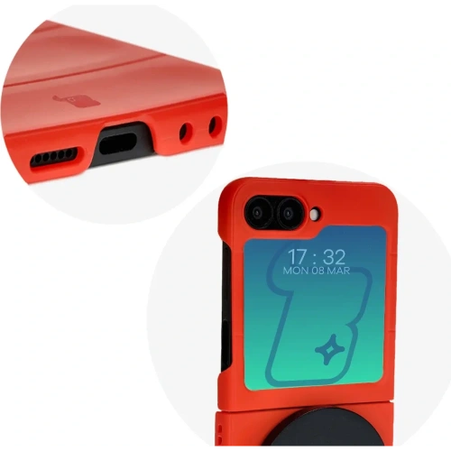 Kup Pancerne etui Bizon Case Tur do Samsung Galaxy Z Flip6 czerwone - BIZ5936 - {ean13} - Sklep Home Screen