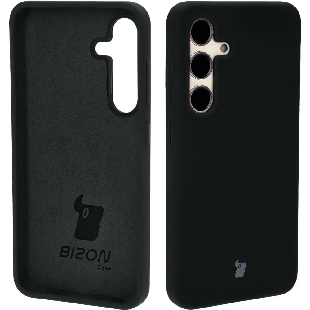 Silikonowe etui Bizon Soft Case do Samsung Galaxy S24 czarne