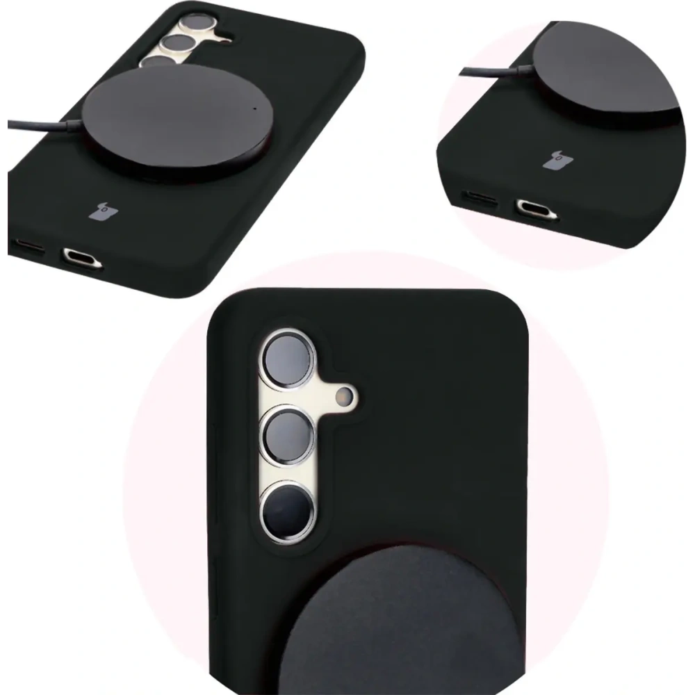 Silikonowe etui Bizon Soft Case do Samsung Galaxy S24 czarne