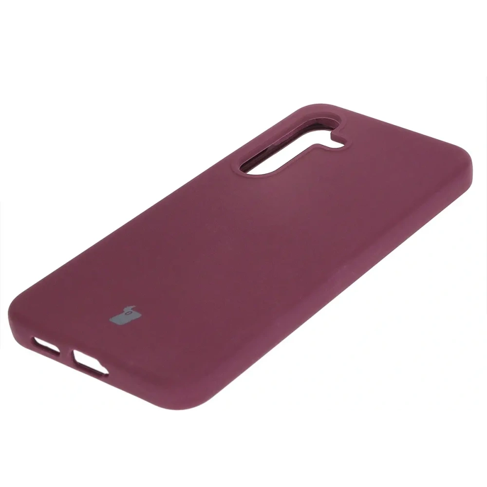 Silikonowe etui Bizon Soft Case do Samsung Galaxy S24 ciemnofioletowe